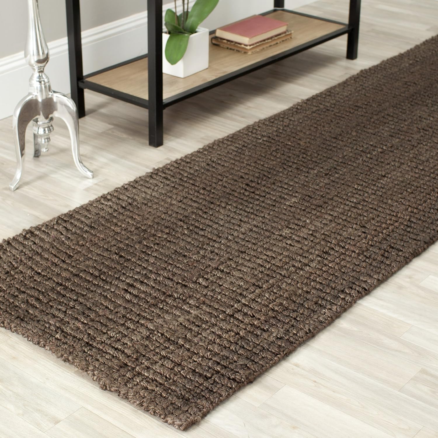 Handmade Jute Runner Rug - Natural Fiber Collection by SAFAVIEH