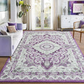 Foxmas 4x6 Area Rugs for Living Room, Vintage Non-Slip Carpet