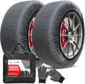 K-Musculo Snow Socks for Tires 2-Pack - Ultimate Grip for Snowy Roads