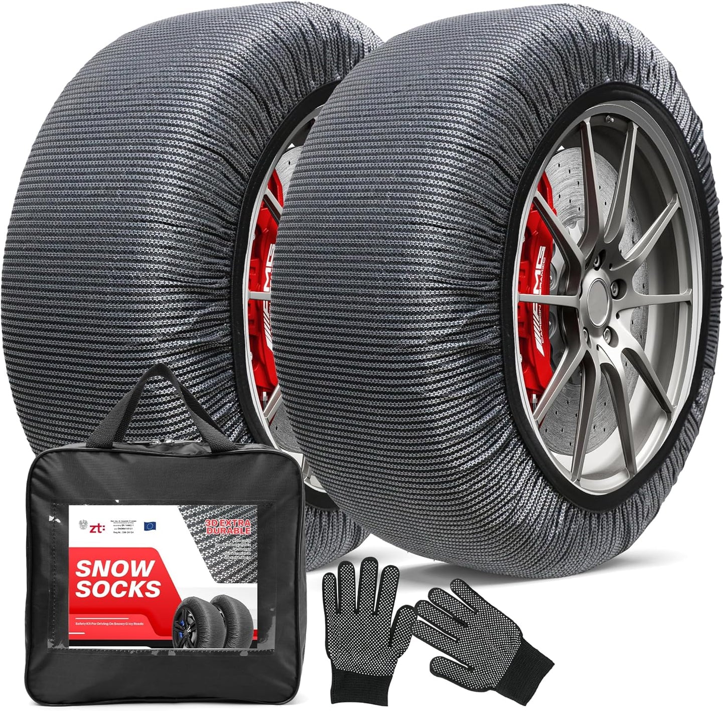 K-Musculo Snow Socks for Tires - Ultimate Grip and Safety