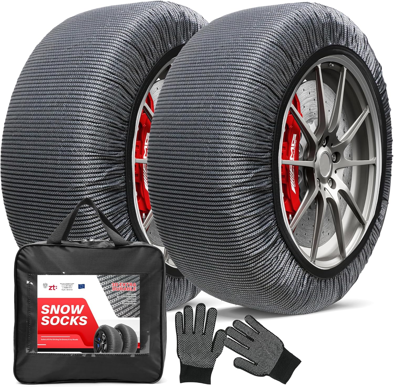K-Musculo Snow Socks for Tires - Ultimate Grip and Safety
