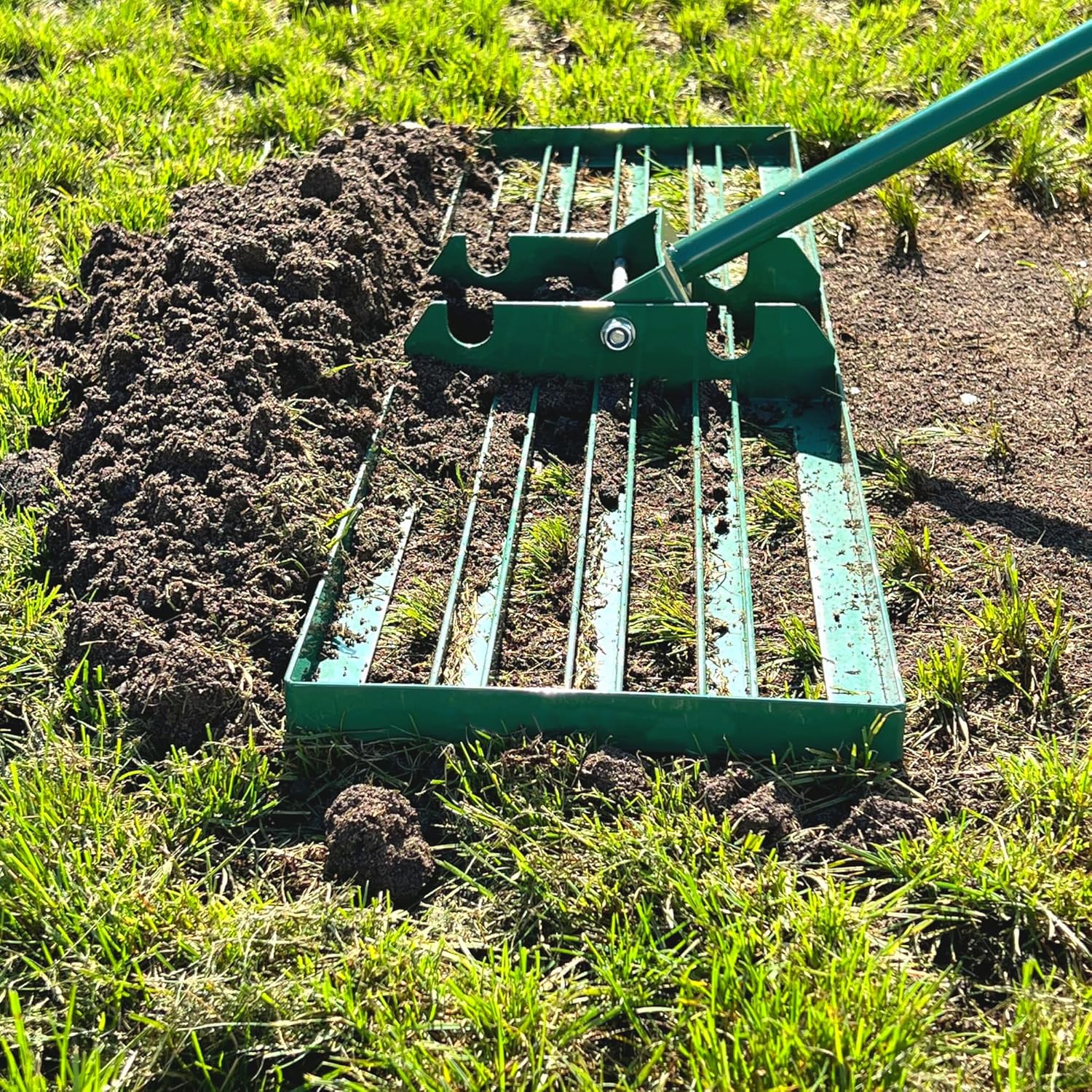 Landzie Lawn Leveling Rake - Durable Tool for Perfect Yard