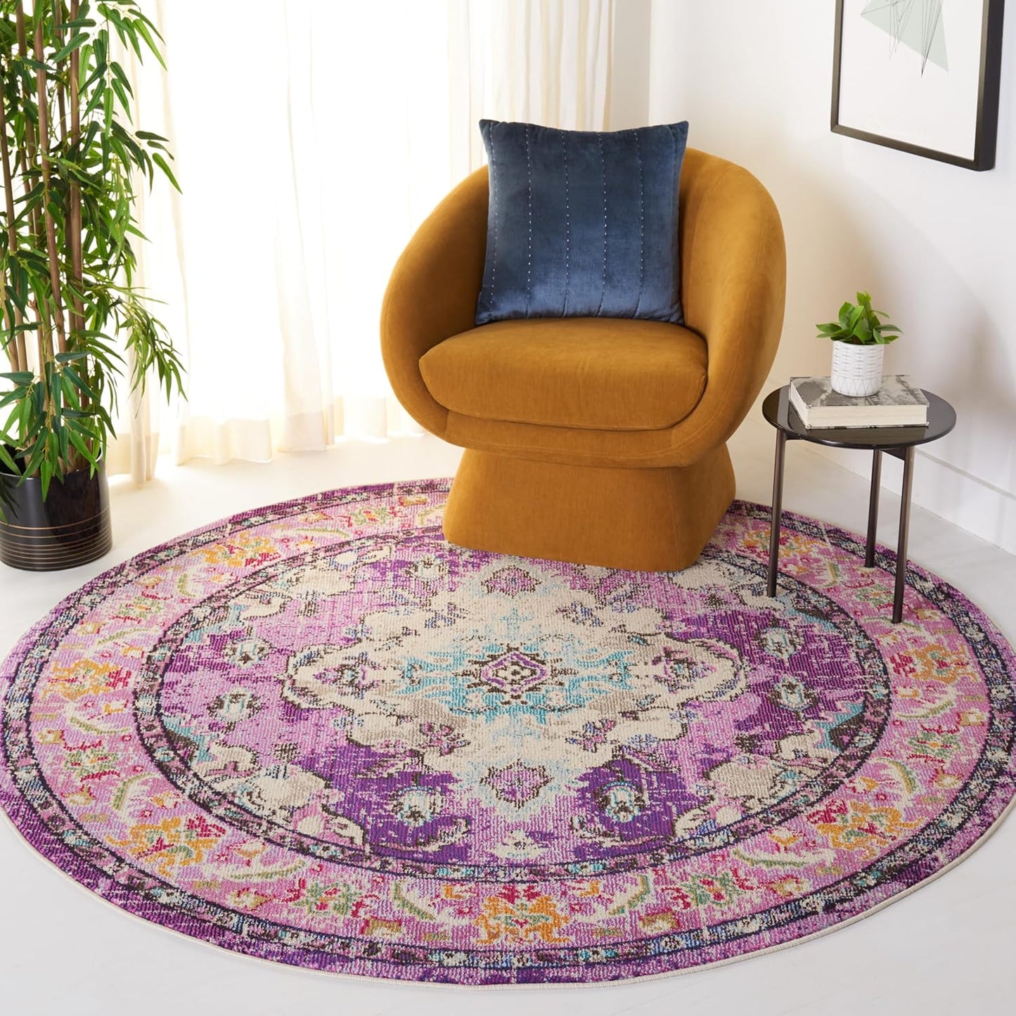 SAFAVIEH Monaco Collection Area Rug - Boho Chic Design for Home