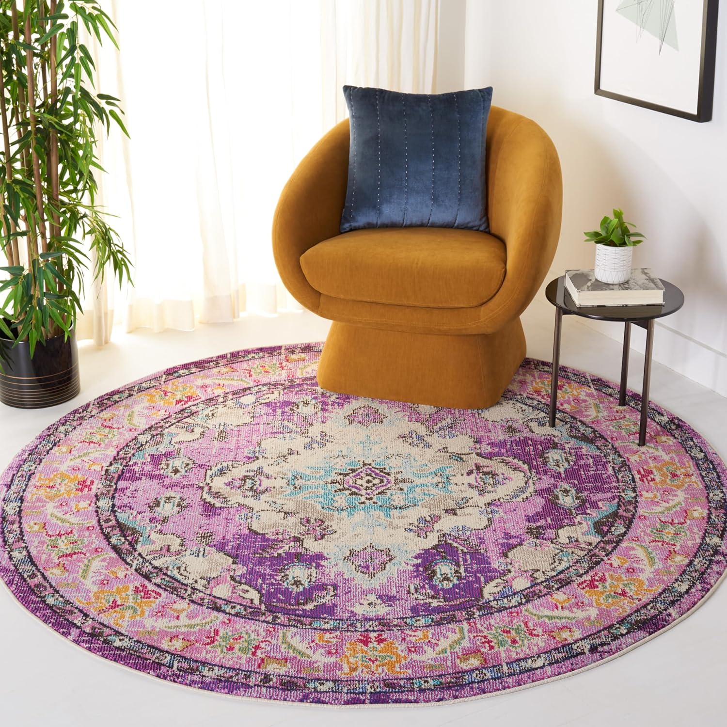 SAFAVIEH Monaco Collection Area Rug - Boho Chic Design for Home