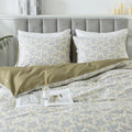 Floral Duvet Cover Queen - 100% Cotton Botanical Comforter Set