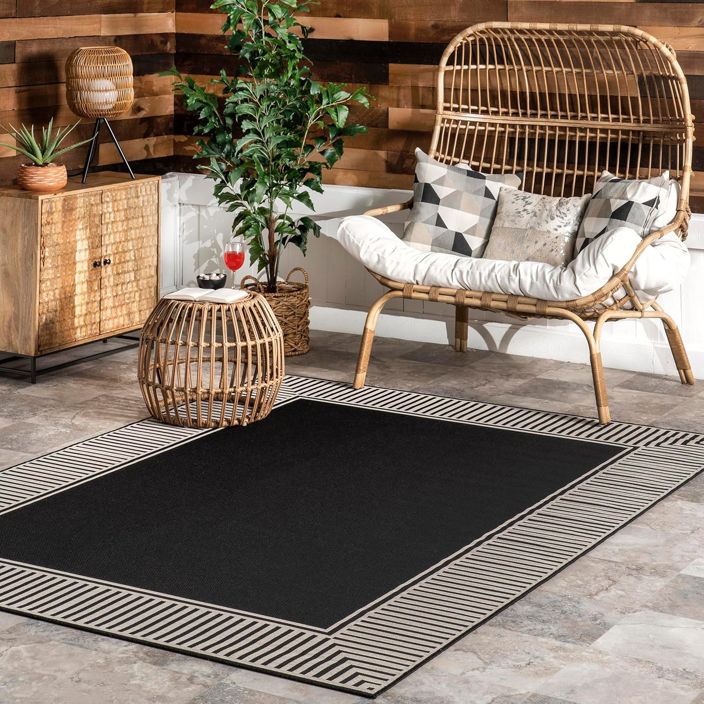 nuLOOM 9ft 6in x 12ft Outdoor Area Rug for Stylish Spaces