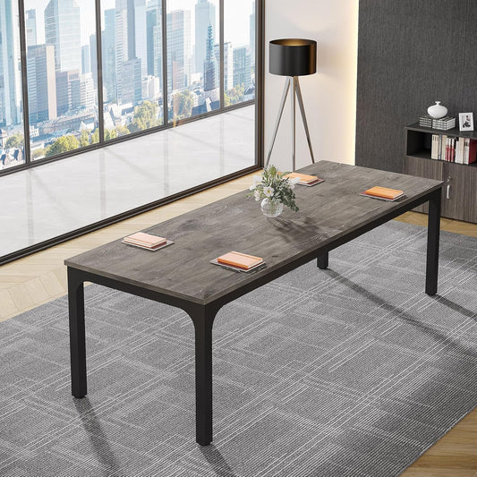 Tribesigns 6.5FT Conference Table for Business Meetings and Seminars
