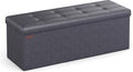 Storage Ottoman Bench 43 in Folding Storage Ottoman - Sturdy Seating