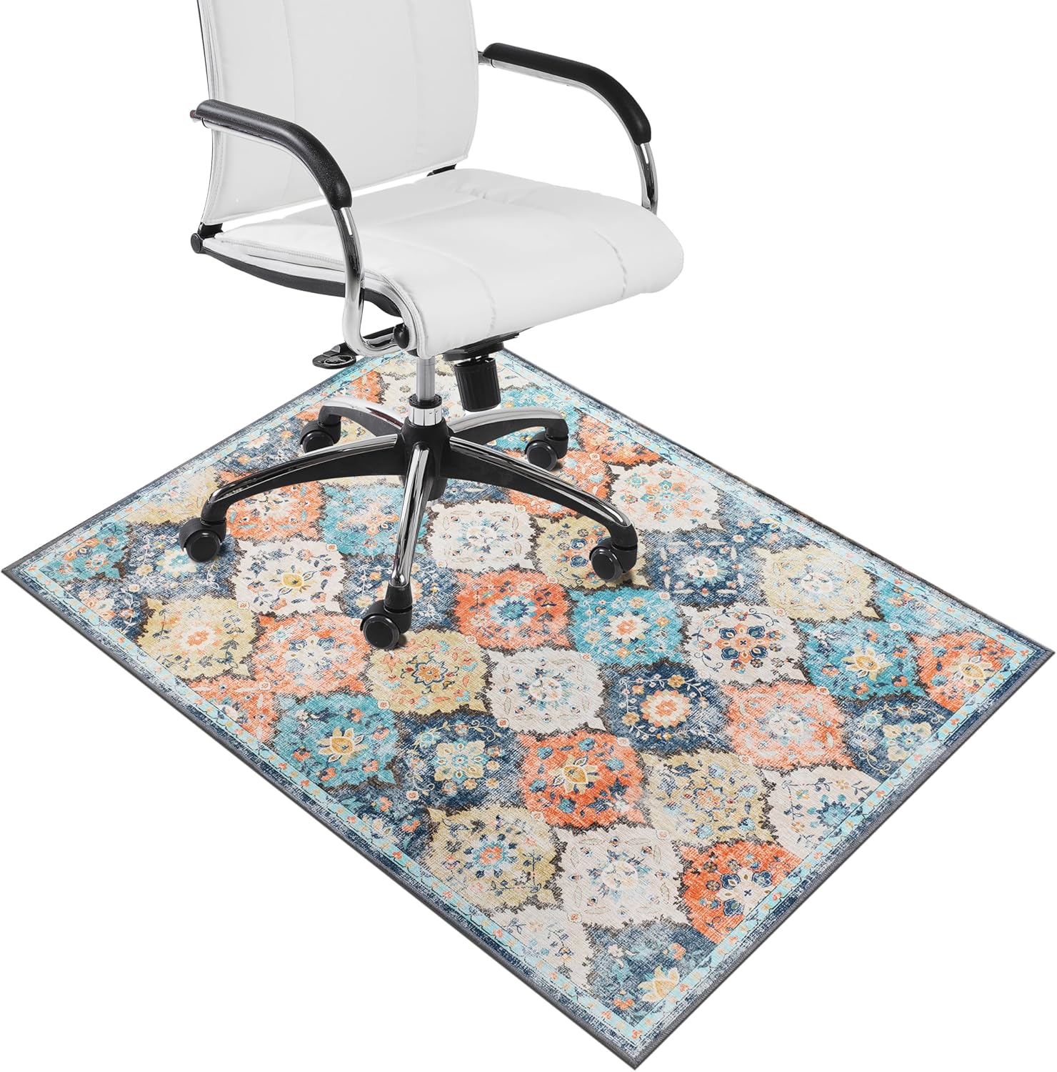Anti-Slip 48x36 Office Chair Mat for Hardwood Floor - Protects Floors