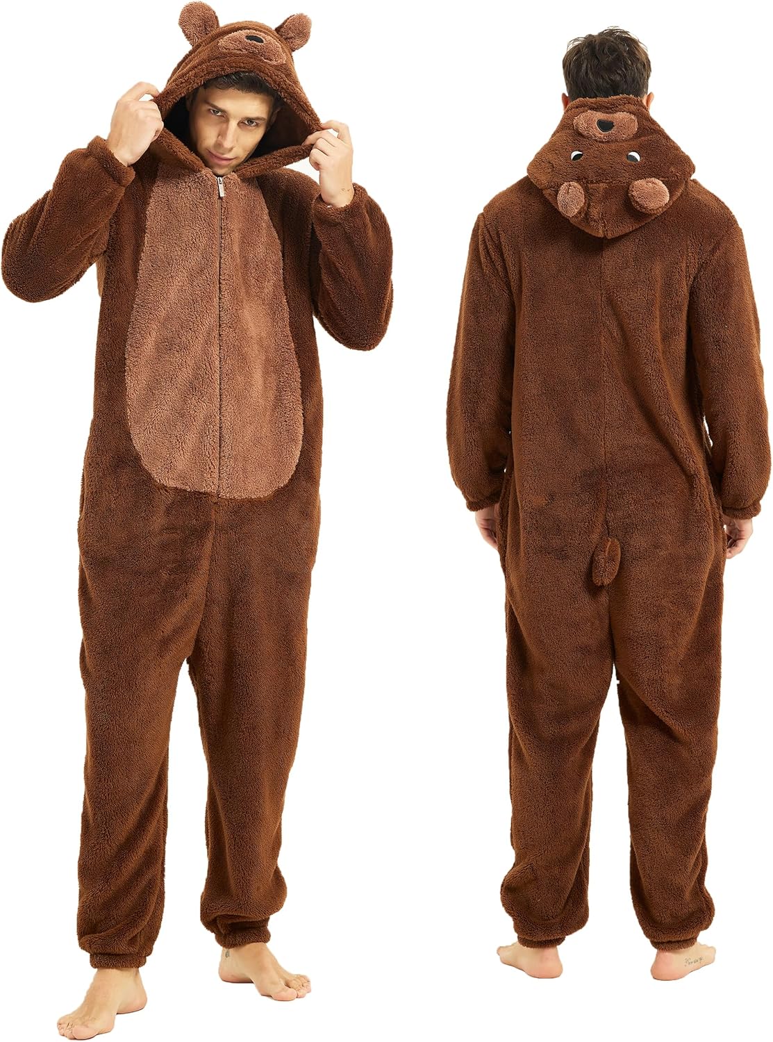 III HHONS Onesie Adult Costume Pajamas for Halloween Fun