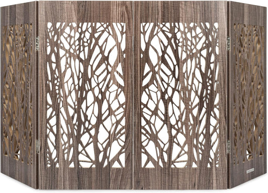 Cardinal Gates Decorative Wooden Freestanding Pet Gate for Pets