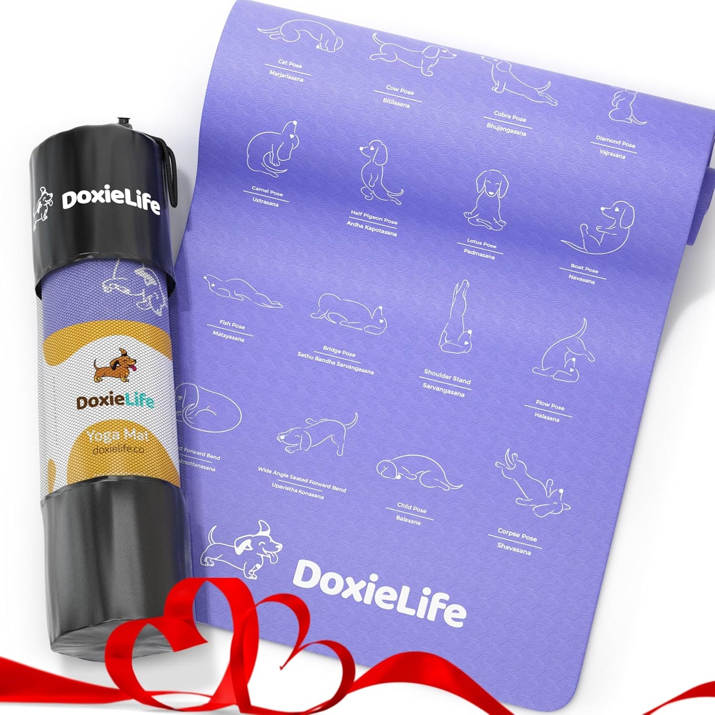 Cute Doxie Yoga Mat - Non-Slip 6mm - Portable