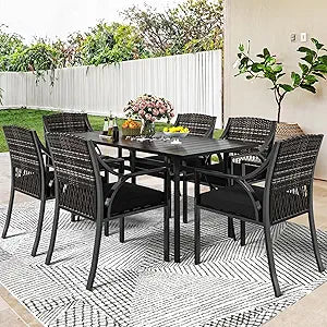 YITAHOME 7 Piece Patio Dining Set for Outdoor Relaxation