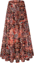 Women's Chiffon White Flowy Maxi Skirt - Pleated A Line Fall Style