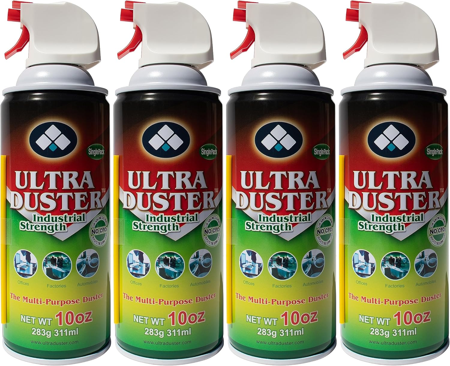 Ultra Duster Canned Air Industrial Strength 10oz 4 Pack Review