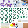 Polymer Clay Cutters for Earring Making - 193pc Kit for DIY Jewelry