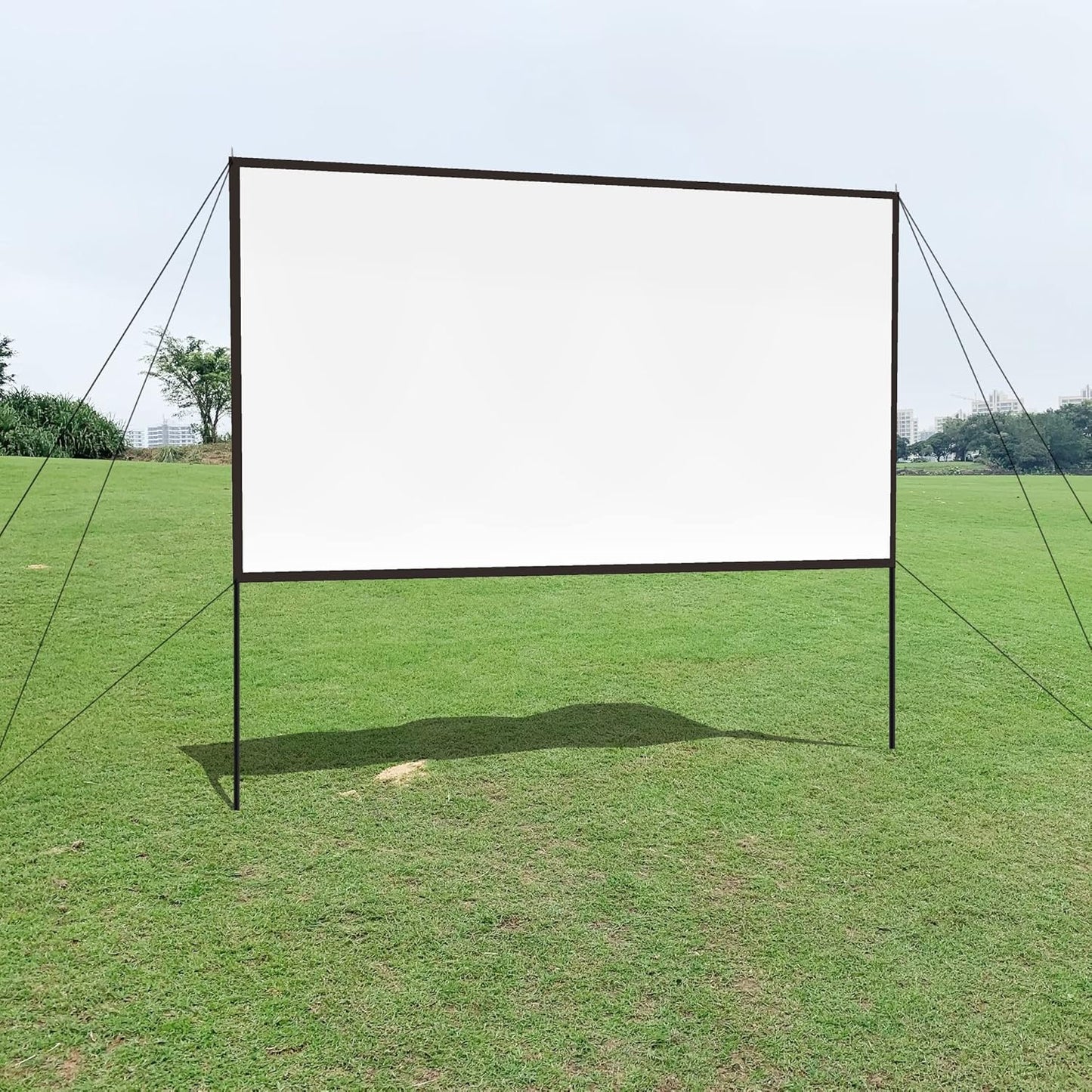 100 HD Portable Projector Screen: Anti-Crease for Outdoor Theater