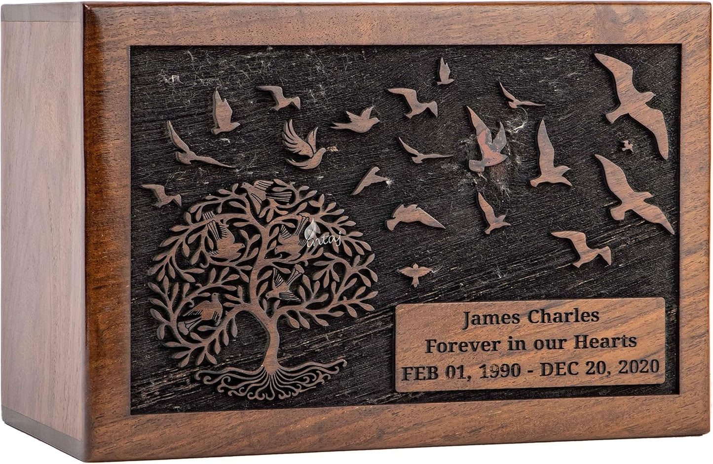 INTAJ Cremation Urn for Human Ashes - Tree of Life Design