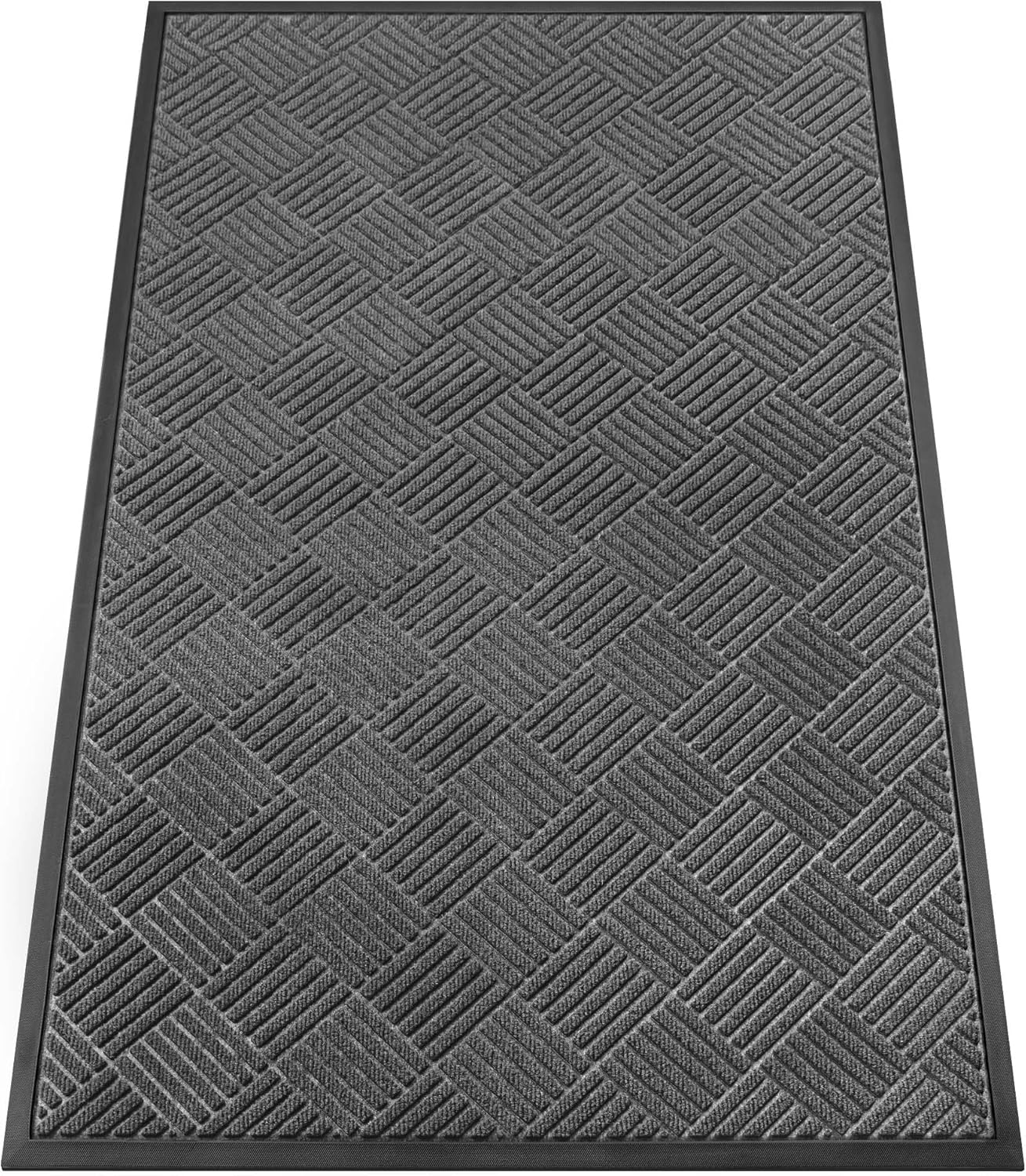 Indoor Outdoor Door Mat with Non-Slip Rubber Backing for Entryway