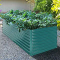 Raised Garden Bed Kit 6x3x2 ft Galvanized Planter - Comfortable