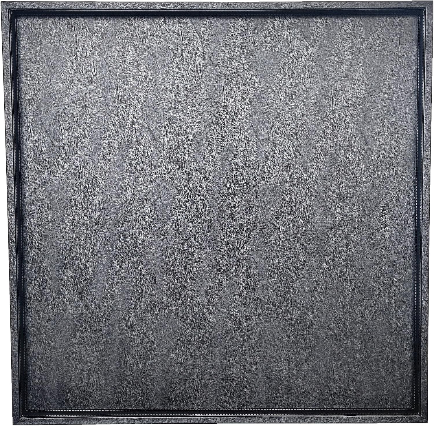 Luxury Leather Square Oversized Service Tray for Home & Parties