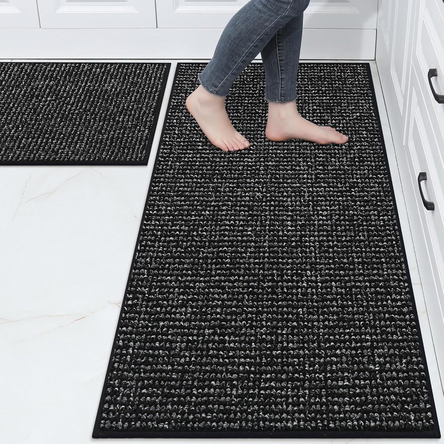 BEQHAUSE Kitchen Rugs and Mats Set for Stylish Floor Protection