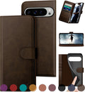 for Google Pixel 9 Pro XL 6.8 Leather Wallet Case - RFID Blocking