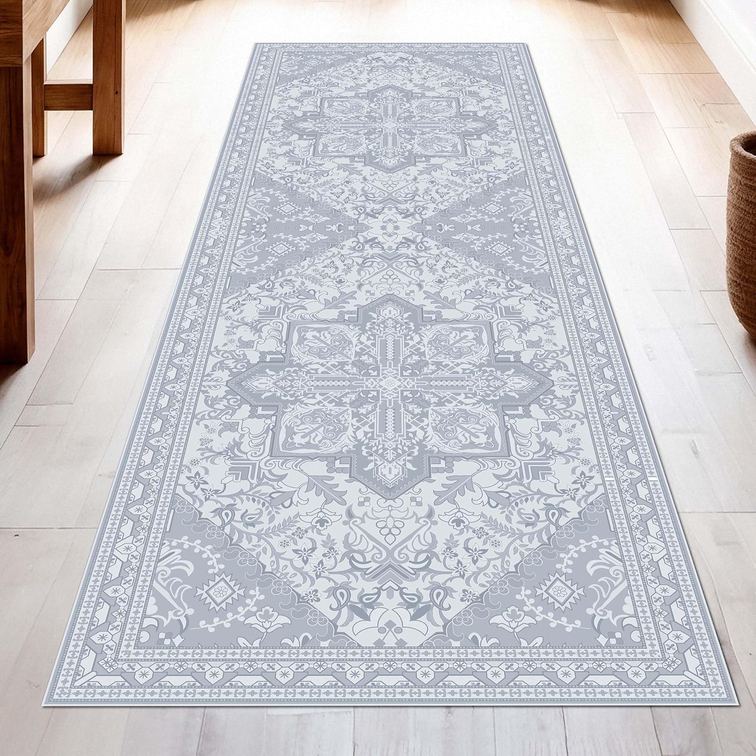 Washable Runner Rug 2x6 for Hallways and Entryways - Soft Flannel