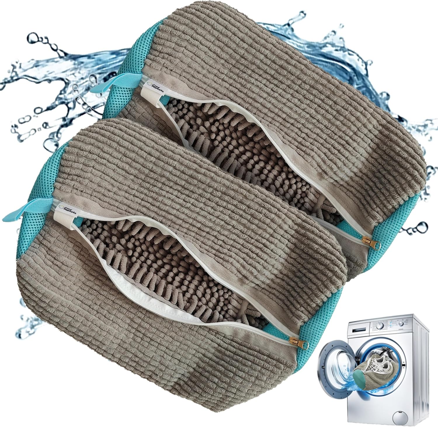 360 Shoe Cleaning Bag w/ Brush - Pack of 2