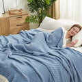 Snuggle Sac Warm King Size Blanket for Bed - Cozy Microfiber Knit