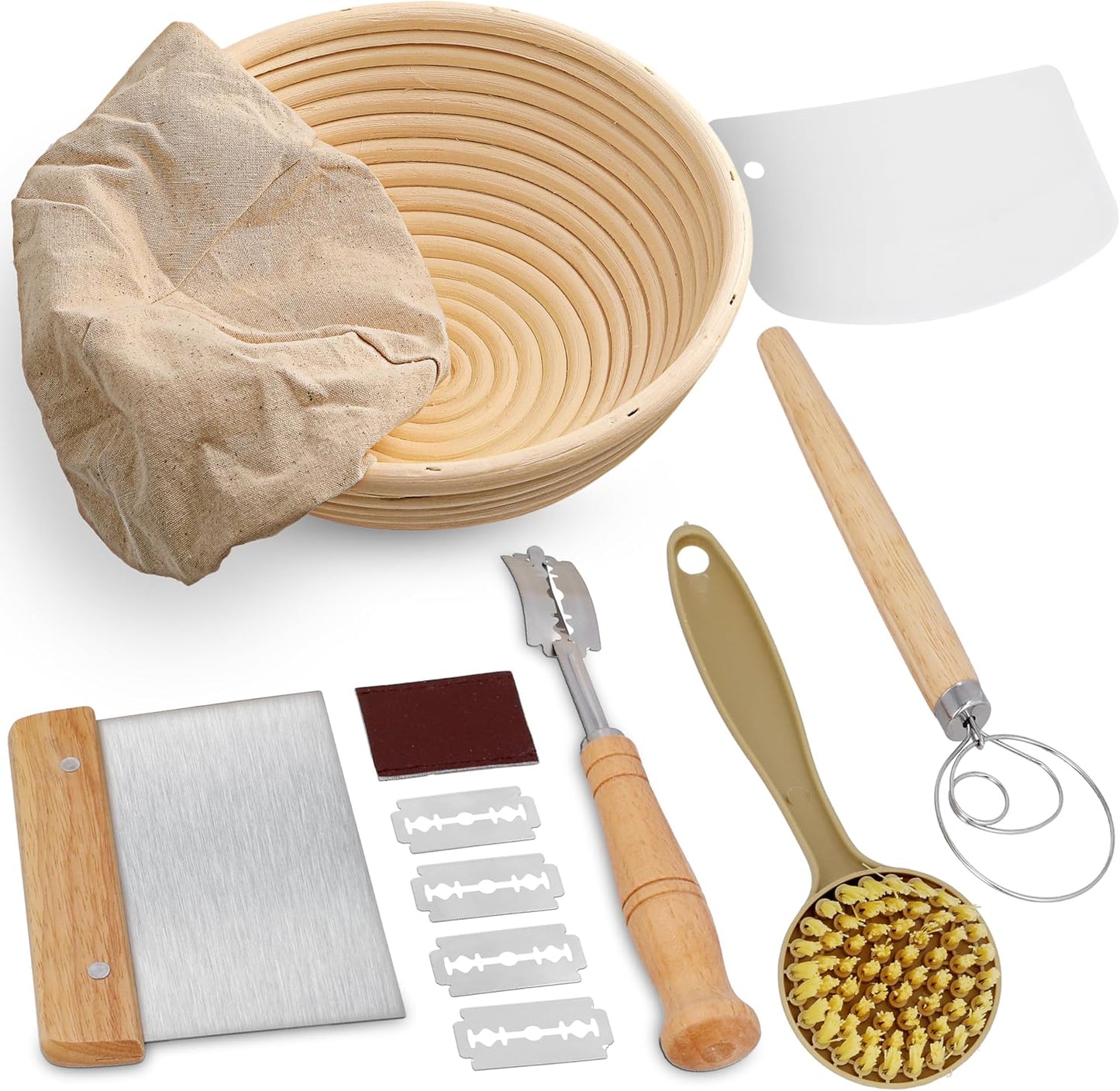 Ultimate 9-Inch Banneton Sourdough Kit