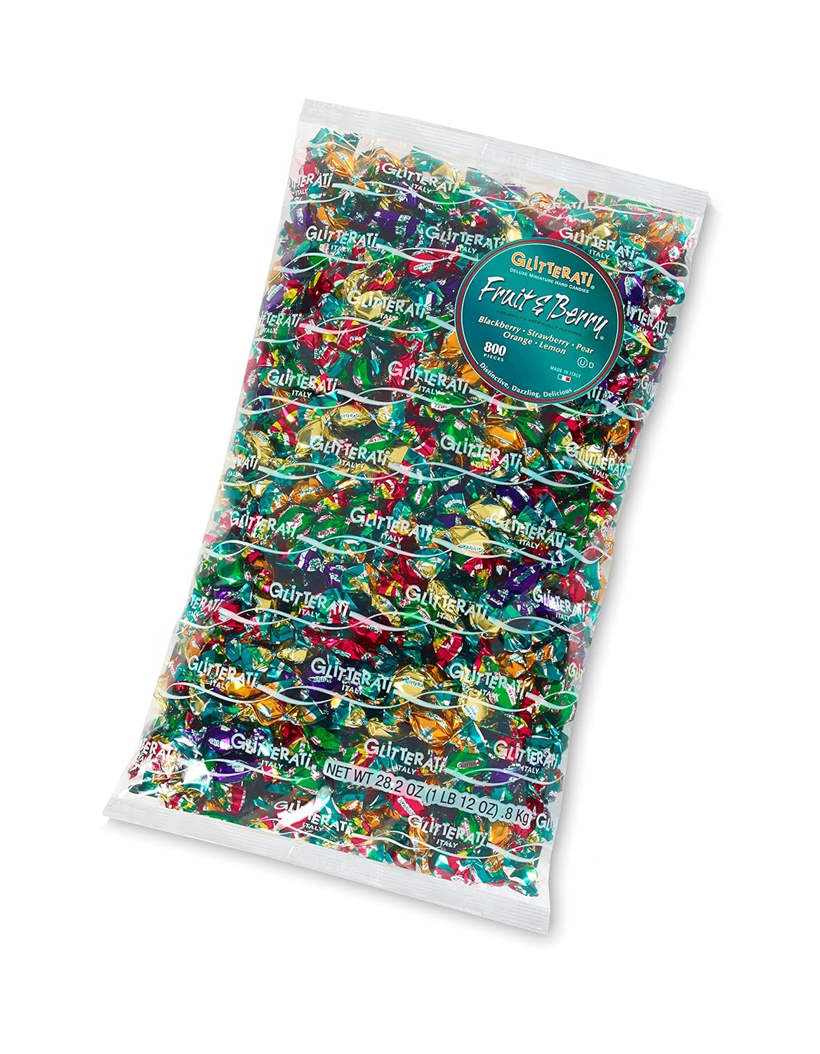 GLITTERATI Fruit & Berry Medley Miniature Hard Candies 28 oz