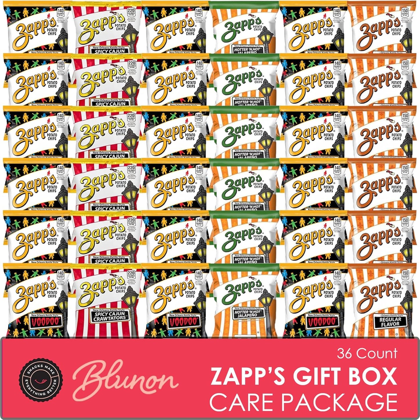Zapp's Potato Chips Variety Pack - Kettle Cooked Assortment