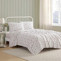 All-Season Twin Size Flannel Sheets by Laura Ashley for Comfort