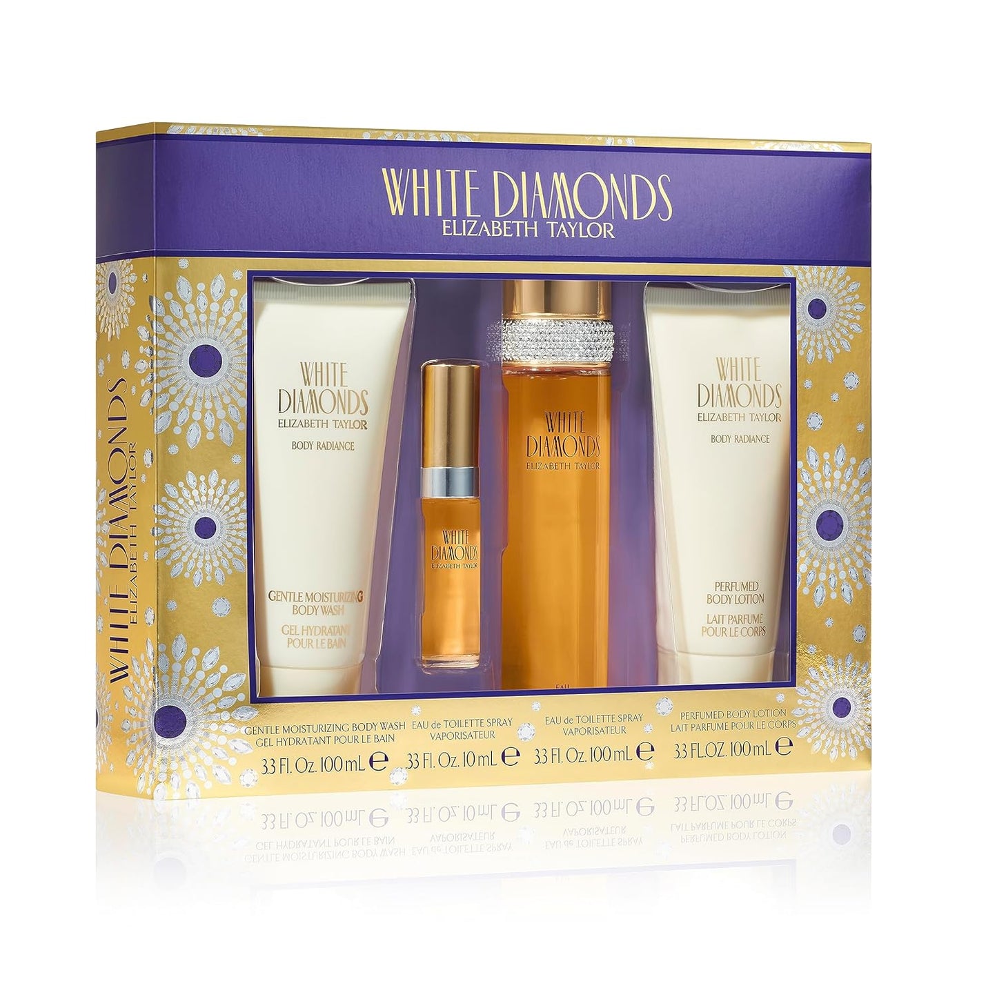 Elizabeth Taylor White Diamonds 4-Piece Gift Set for Women