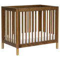 Gelato 4-in-1 Convertible Mini Crib Natural Walnut - Space-Saving