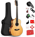 Vangoa 3/4 Acoustic Guitar Kit for Travel Joy