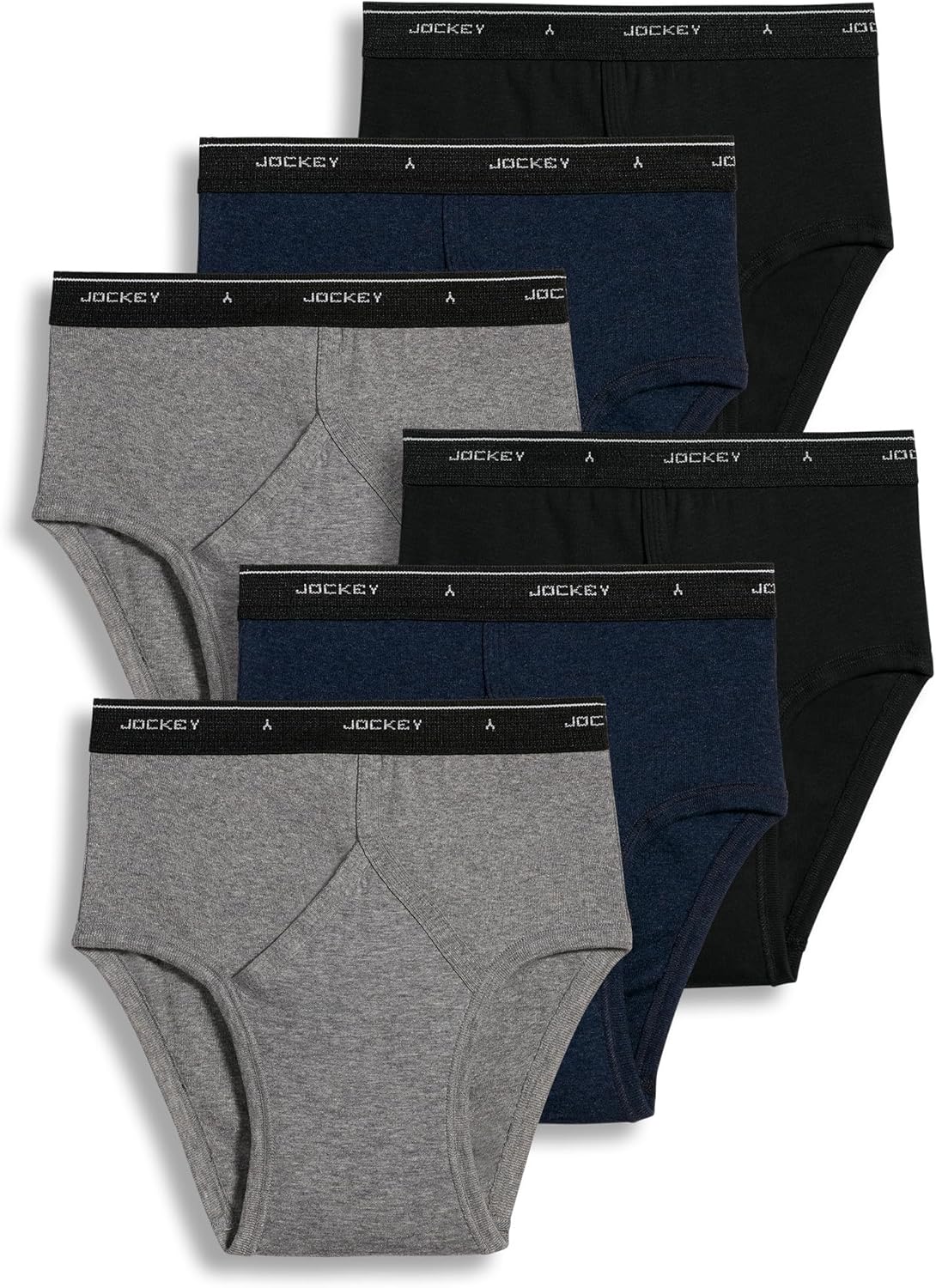 Jockey Mens Underwear Briefs - Classic Low Rise Comfort Pack