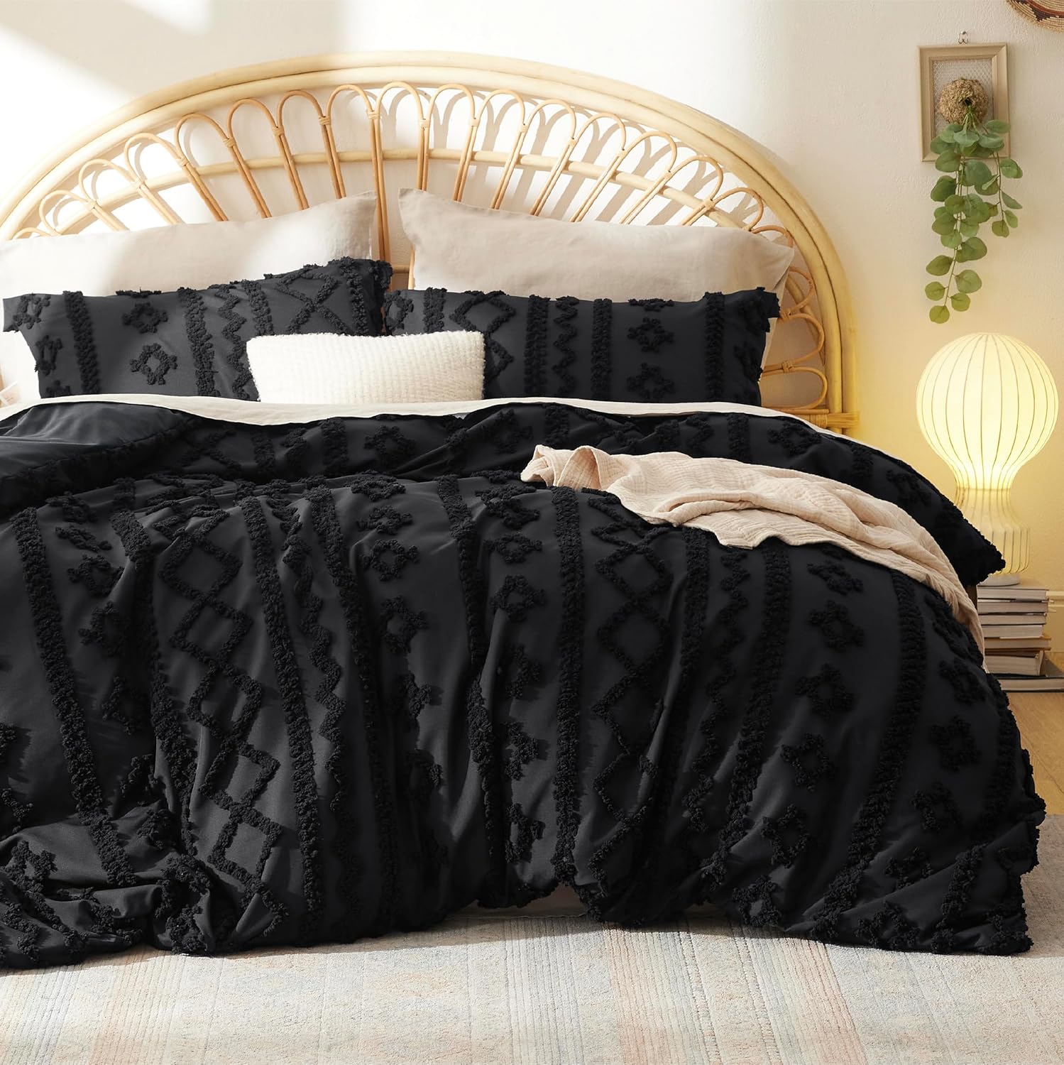 Boho Kids Duvet Cover Queen Size for Chic Bedroom Style
