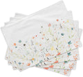 Maison d' Hermine Cotton Placemats Set of 4 - Reusable 13 x 19 in