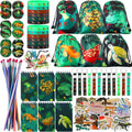Reptile Birthday Party Supplies 142 Pcs Pack - Fun Reptile Favors