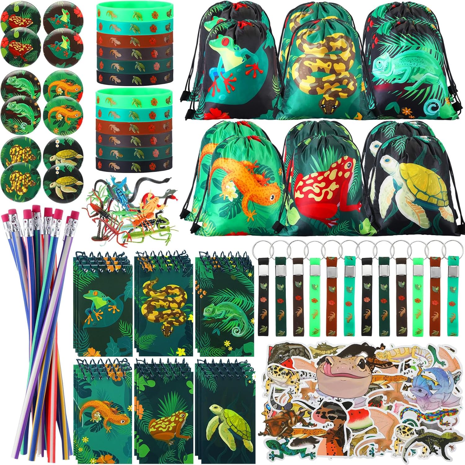 142 Pcs Reptile Birthday Party Supplies for Fun Celebrations