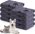 Chumia 8 Pcs Dog Towels for Drying Dogs Cats - Quick Drying Pack