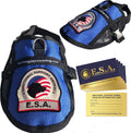 Emotional Support Dog Vest 18-22in Girth - Blue Mesh Cooling