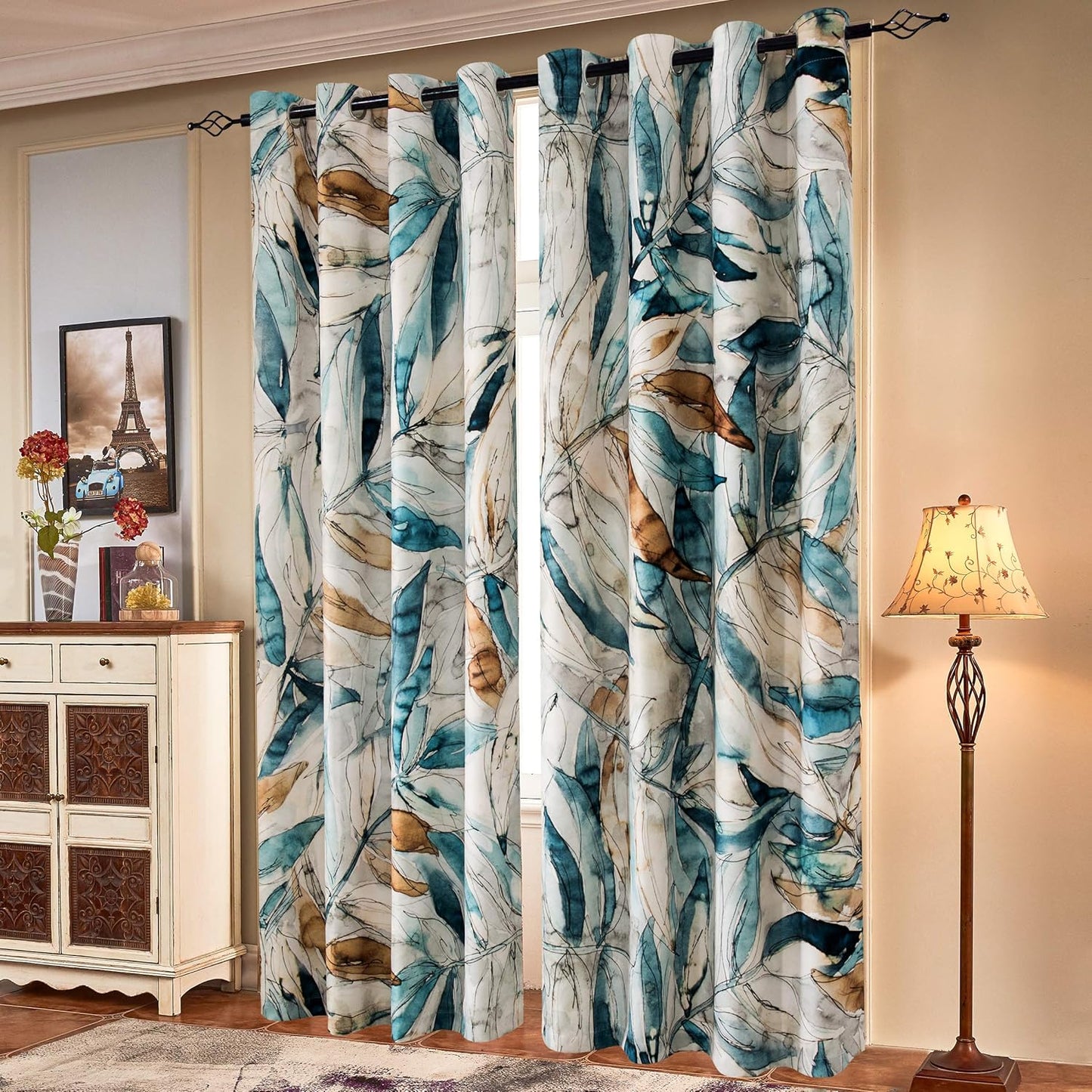 SUBRTEX Light Filtering Curtains for Vibrant Room Decor