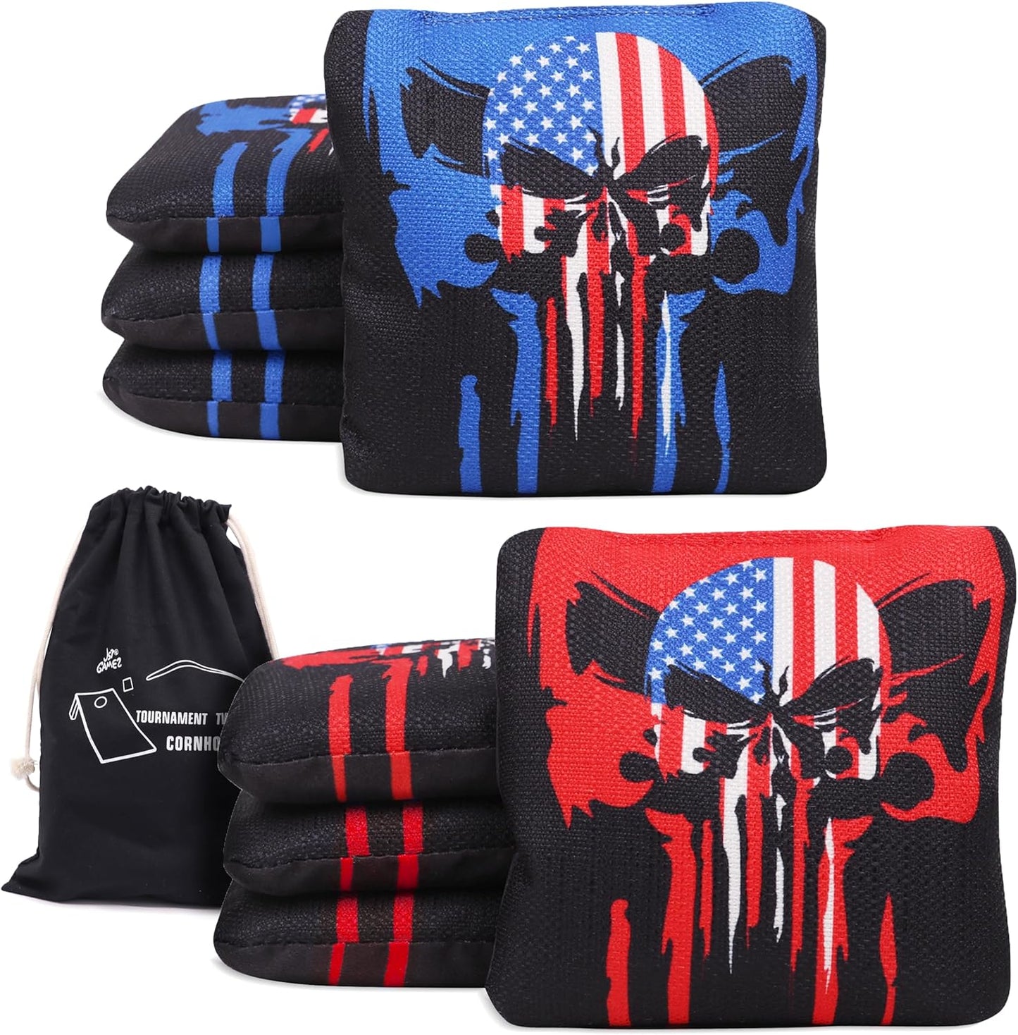Professional Tournament Cornhole Bags Set of 8 for Ultimate Fun