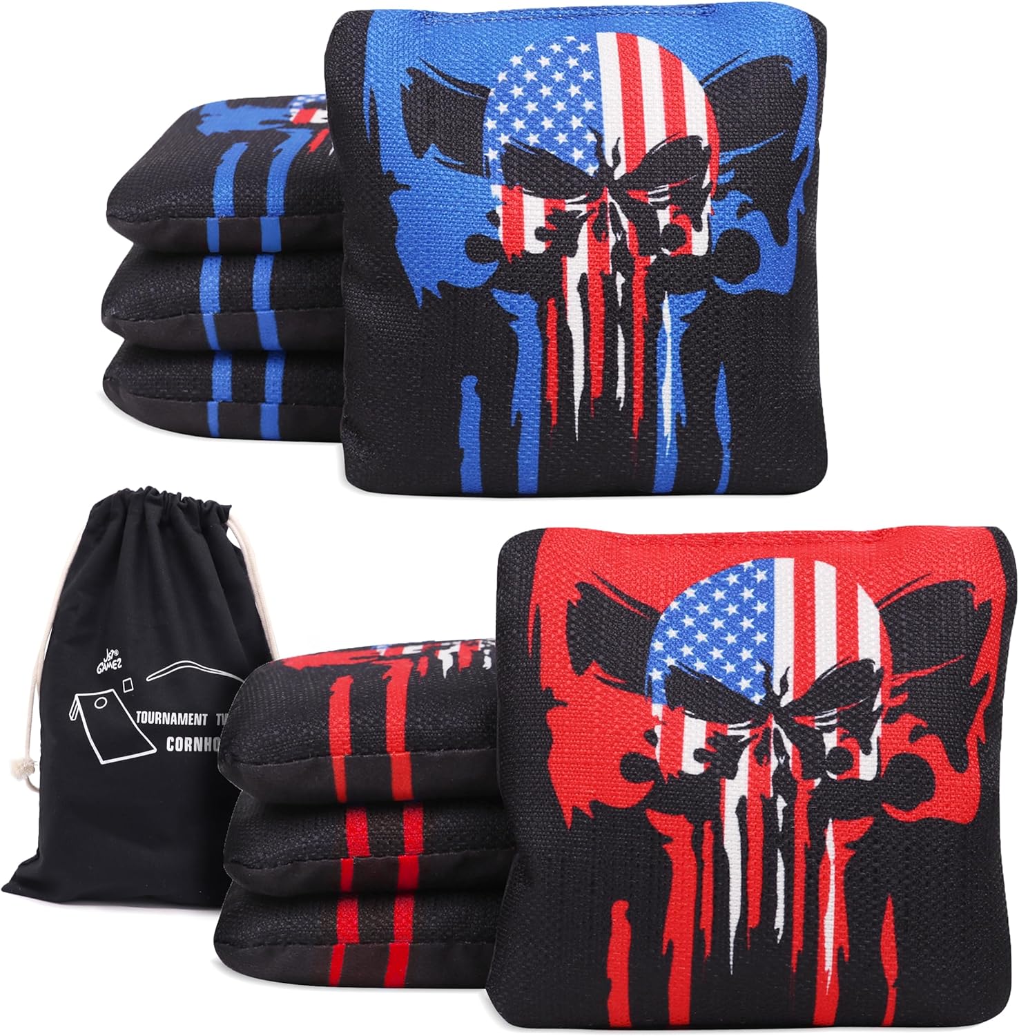 Professional Tournament Cornhole Bags Set of 8 for Ultimate Fun