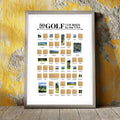USA Golf Bucket List Scratch Off Poster!