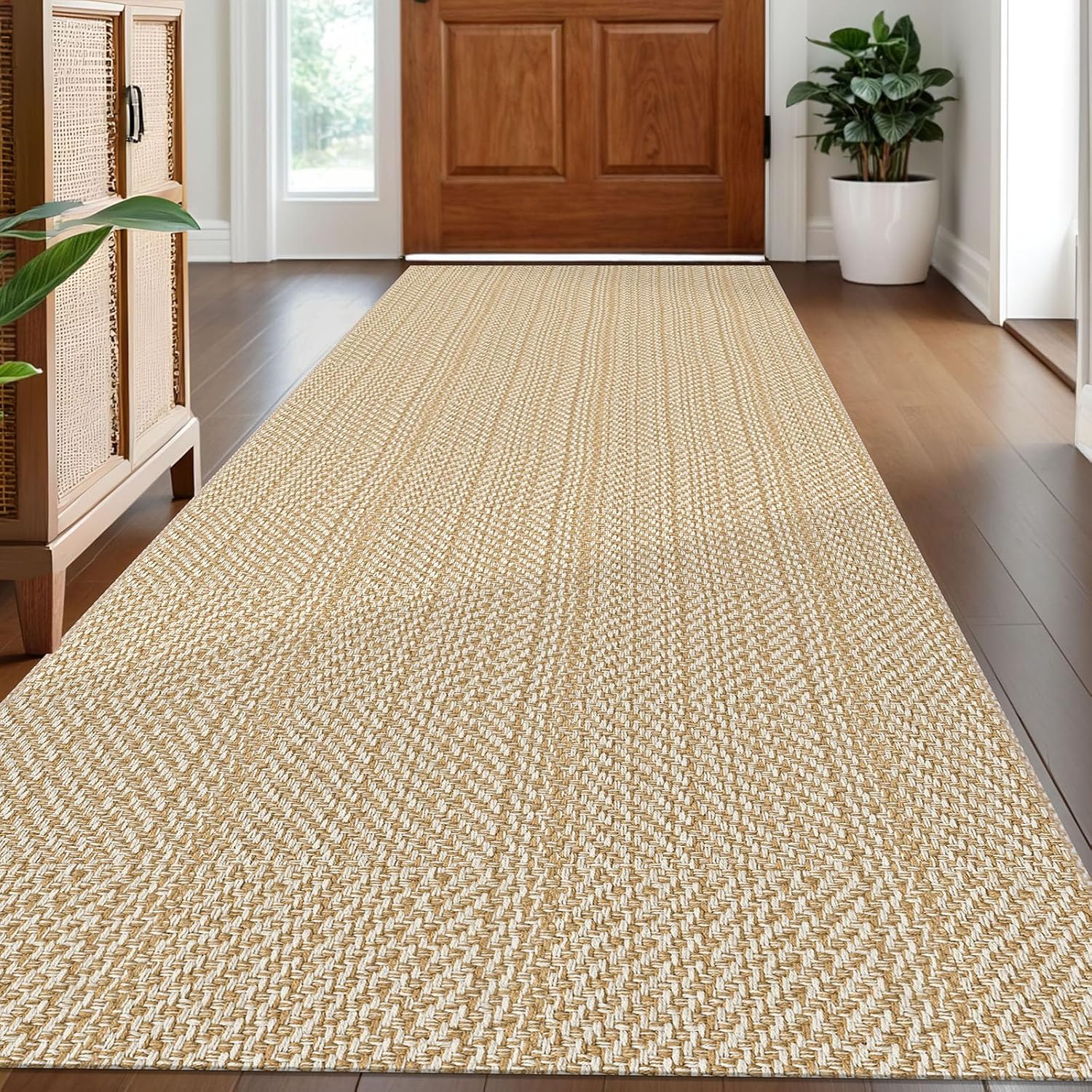 IOHOUZE Washable Runner Rug 3x8 for Hallway and Entryway