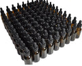 DropperStop 1oz Amber Glass Dropper Bottles (Pack of 99) - UV Protect